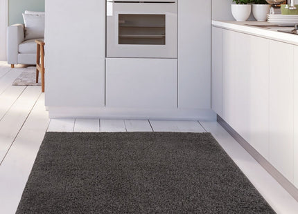 Myshaggy Solid Dark Grey Rug