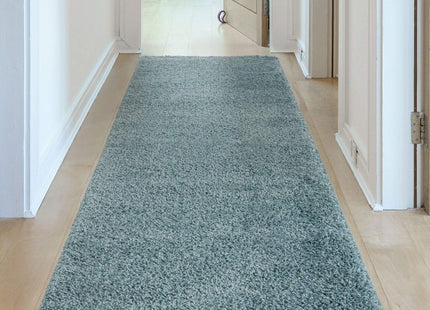 Myshaggy Solid Duck Egg Blue Rug