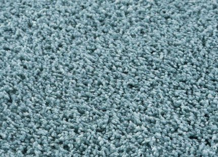Myshaggy Solid Duck Egg Blue Rug