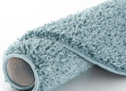 Myshaggy Solid Duck Egg Blue Rug