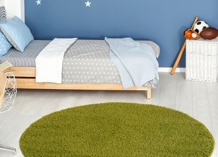 Myshaggy Solid Green Rug