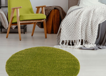 Myshaggy Solid Green Rug