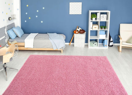 Myshaggy Solid Pink Rug