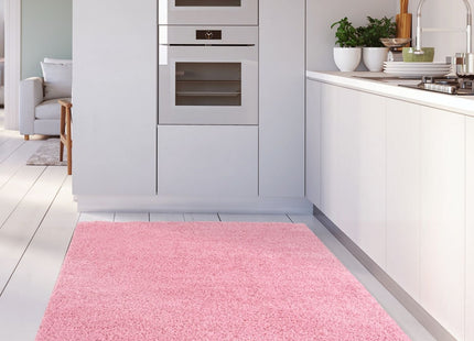 Myshaggy Solid Pink Rug