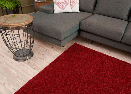 Myshaggy Solid Red Rug