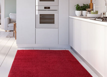 Myshaggy Solid Red Rug