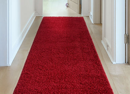 Myshaggy Solid Red Rug