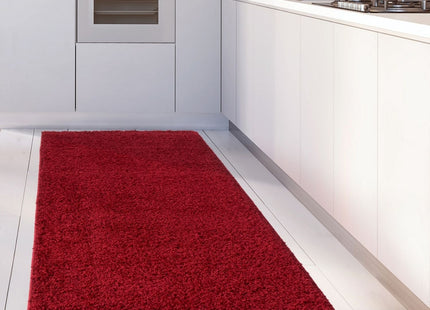 Myshaggy Solid Red Rug