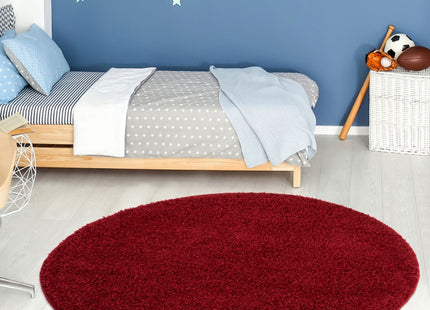 Myshaggy Solid Red Rug