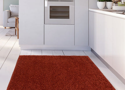 Myshaggy Solid Red Rug