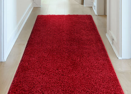 Myshaggy Solid Red Rug