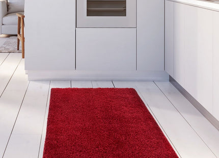 Myshaggy Solid Red Rug