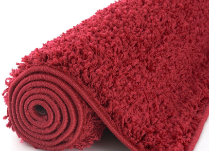 Myshaggy Solid Red Rug