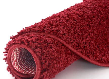 Myshaggy Solid Red Rug