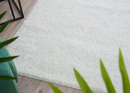 Myshaggy Solid White Rug