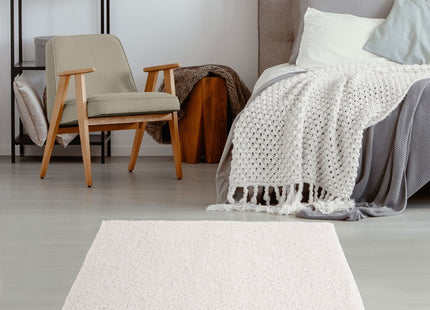 Myshaggy Solid White Rug