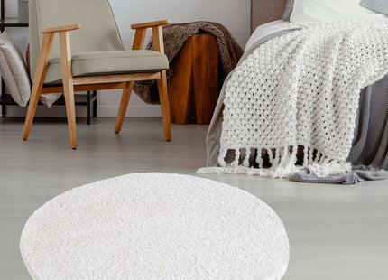 Myshaggy Solid White Rug