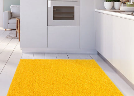 Myshaggy Solid Yellow Rug