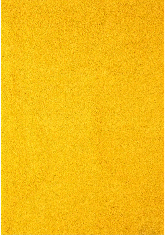 Myshaggy Solid Yellow Rug