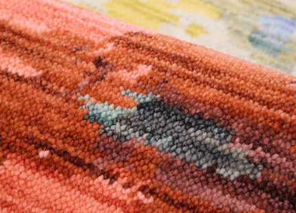 Nomad Abstract Wool-Blend Rug – Multicolour