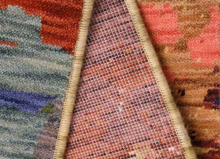 Nomad Abstract Wool-Blend Rug – Multicolour