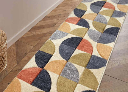 Newport Geometric Rug – Bold Multicolour Design