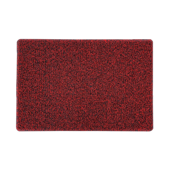 Indoor Spaghetti Door Mat - Red & Black