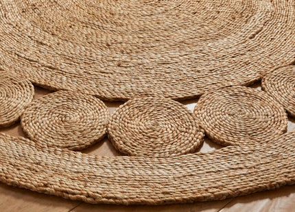 Nova Natural Circle Rug – Handwoven Round Jute Rug