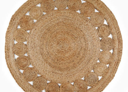 Nova Natural Circle Rug – Handwoven Round Jute Rug