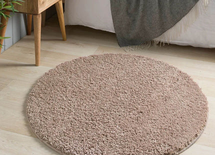 Washable Nude Pink Shaggy Rug