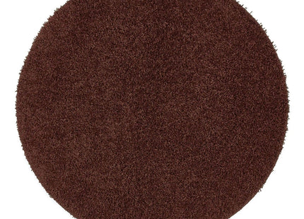 Washable Ox Red Shaggy Rug