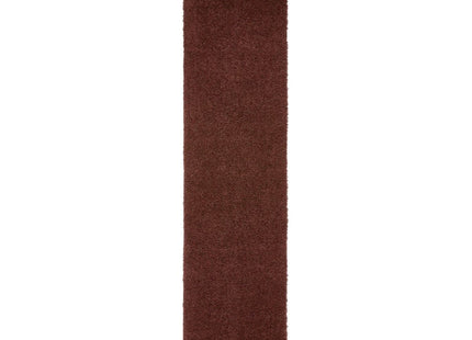 Washable Ox Red Shaggy Rug