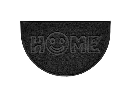 Home Smile Embossed Halfmoon Spaghetti Indoor/Outdoor Doormat