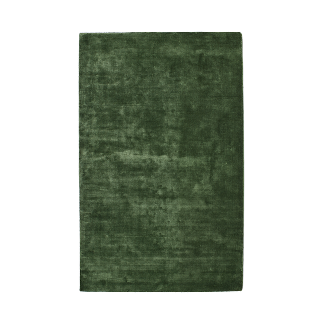Rug Guru Karma Forest Green Viscose Rug