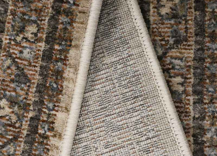 Raja Medallion Vintage Rug – Brown Heritage Elegance