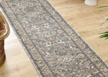 Raja Traditional Rug – Grey Vintage Elegance