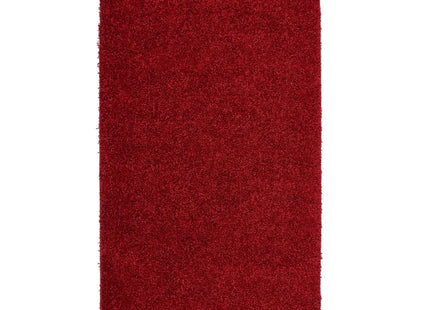 Washable Red Shaggy Rug