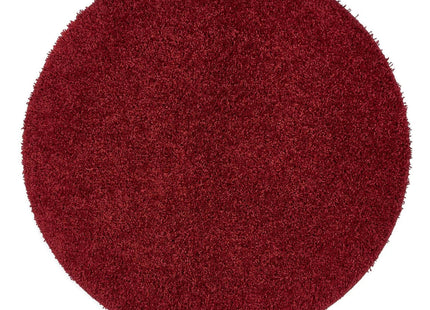 Washable Red Shaggy Rug