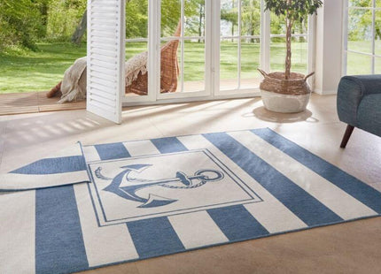 Reversible Indoor-Outdoor Flatweave Gandara Rug