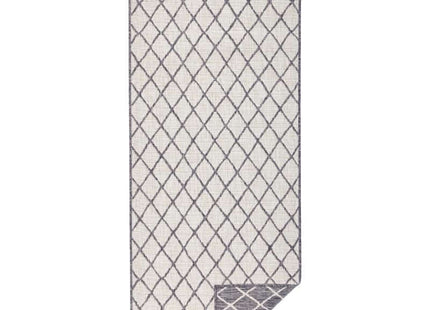 Reversible Indoor-Outdoor Geometric Flatweave Rug