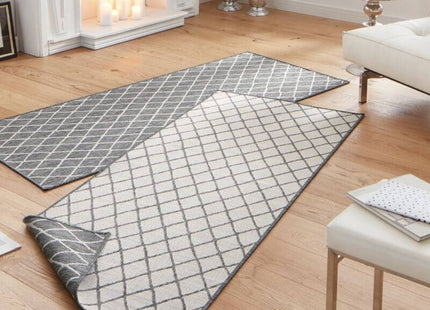 Reversible Indoor-Outdoor Geometric Flatweave Rug