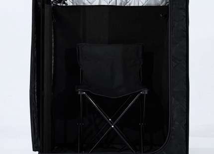KOVE Portable Infrared Sauna Tent – Indoor 1 Person Far Infrared Sauna with Carbon Heating & Red Light