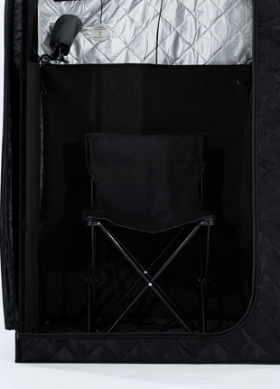 KOVE Portable Infrared Sauna Tent – Indoor 1 Person Far Infrared Sauna with Carbon Heating & Red Light