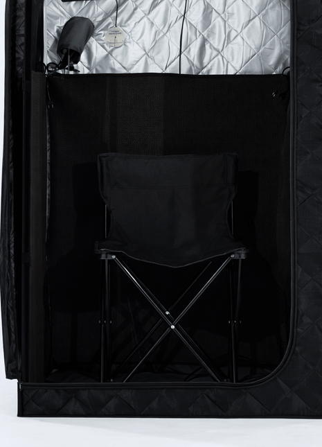 KOVE Portable Infrared Sauna Tent – Indoor 1 Person Far Infrared Sauna with Carbon Heating & Red Light