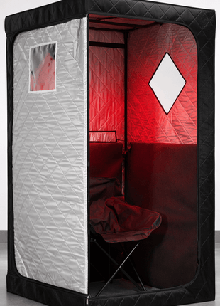 KOVE Portable Infrared Sauna Tent – Indoor 1 Person Far Infrared Sauna with Carbon Heating & Red Light