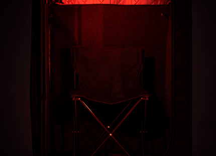 KOVE Portable Infrared Sauna Tent – Indoor 1 Person Far Infrared Sauna with Carbon Heating & Red Light