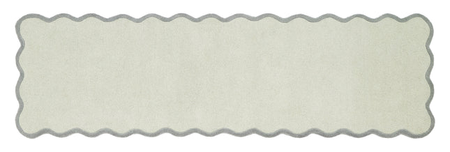 Scalloped Elsie Sage/Seagrass Wool Rug