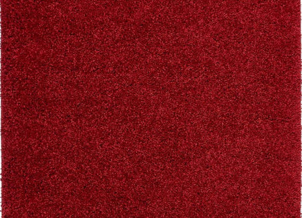 Washable Red Shaggy Rug