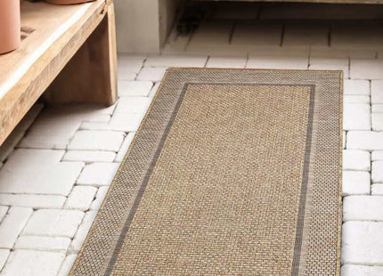 Summer Latte Border Rug – Indoor/Outdoor