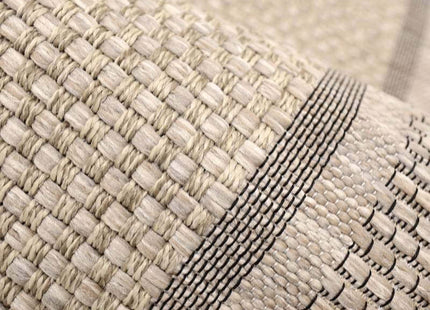 Summer Latte Border Rug – Indoor/Outdoor
